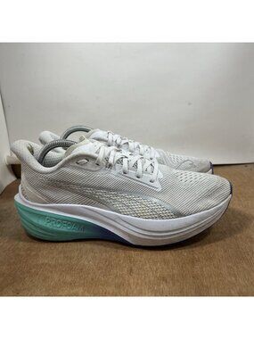 Puma Pro Series Lace-Up Blue Synthetic Women Size 10 Running Shoes